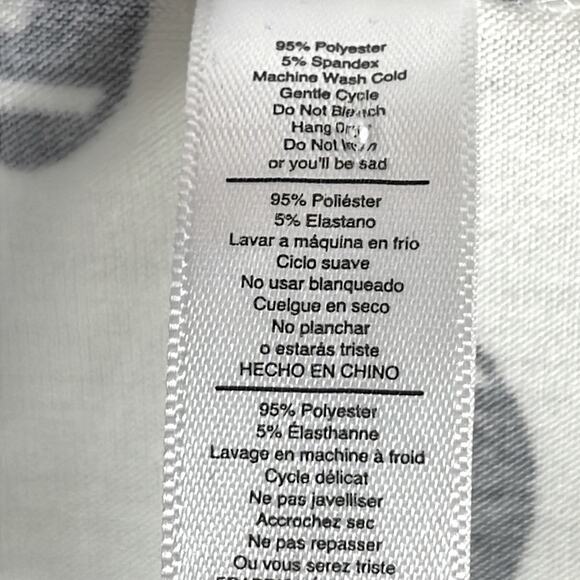 LuLaRoe Perfect T Football Print Neutral Black White Total Comfort Team Spirit M - Picture 6 of 14